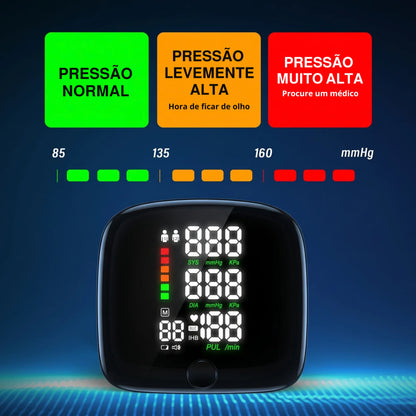 Medidor de Pressão VitaPulso® | Resultado na Hora, Direto do Pulso