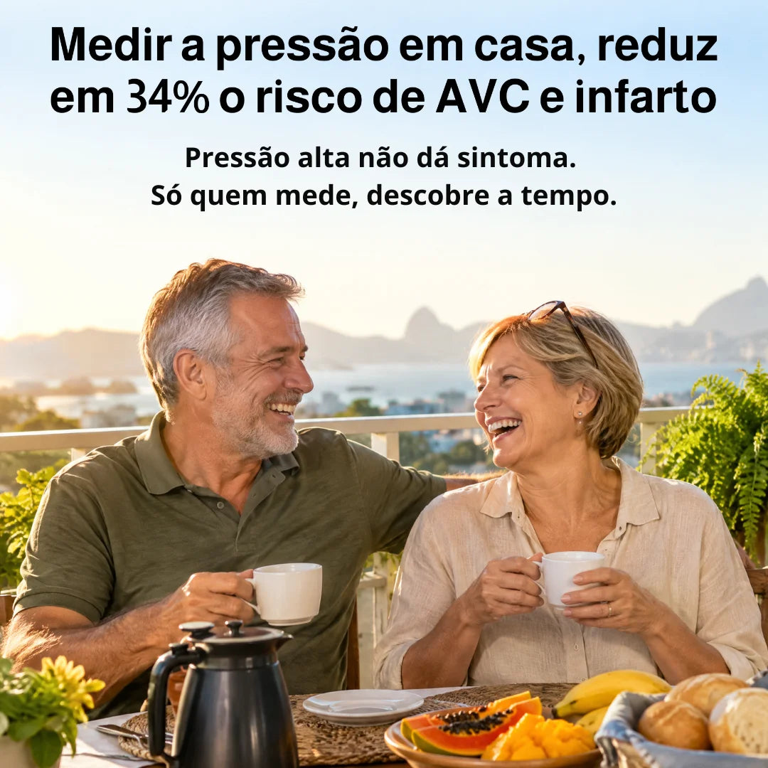 Medidor de Pressão VitaPulso® | Resultado na Hora, Direto do Pulso