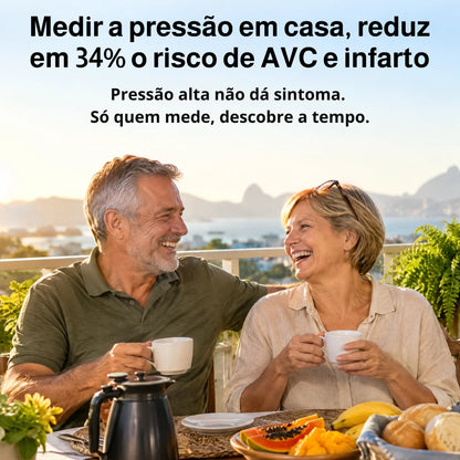 Medidor de Pressão VitaPulso® | Resultado na Hora, Direto do Pulso